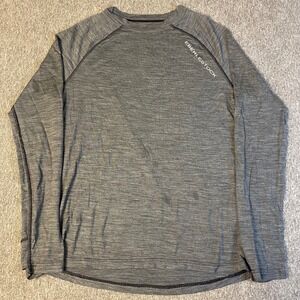 Eberlestock Gray Long Sleeve Crew‎ Neck Baselayer Mens Outdoors Medium